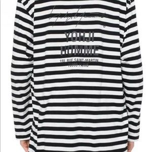 YOHJI YAMAMOTO Pour Homme Signature Striped Logo